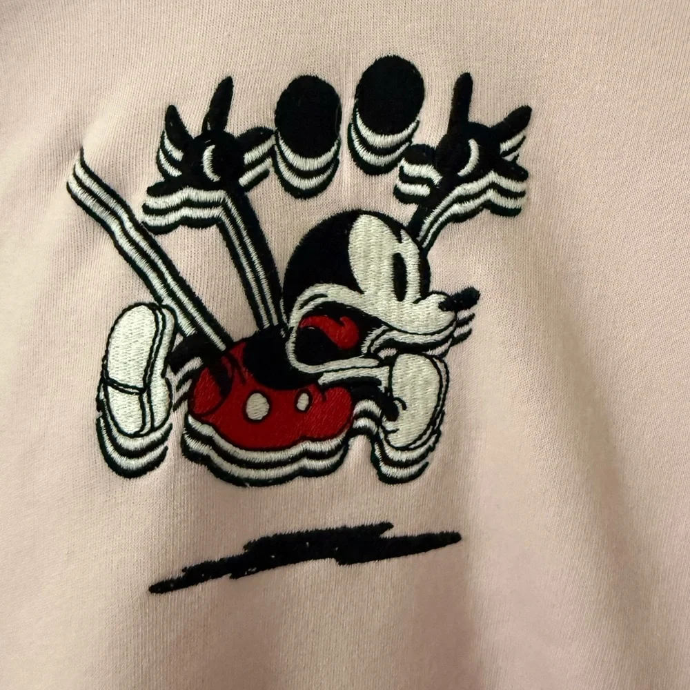 Disney Pink Hoodie with Mickey Graphic - Picture 3 of 8